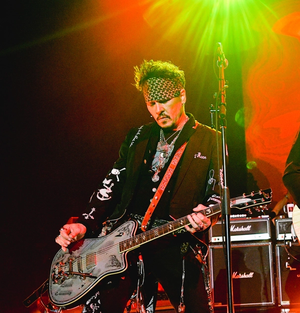 US Tour Dates Rescheduled by Hollywood Vampires due to Johnny Depp's Ankle Injury