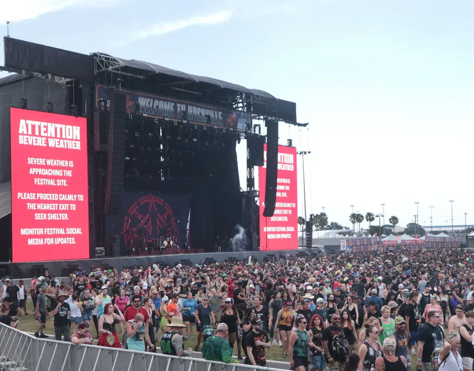 Unpredictable Daytona Weather Halts Welcome to Rockville, Temporarily Clearing the Field