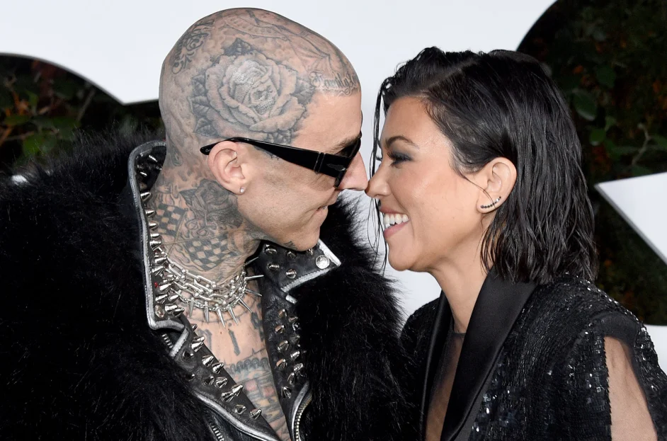 Kourtney Kardashian and Travis Barker Delight Fans with Baby Bump Photos