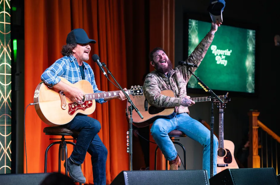 Eddie Vedder and Post Malone Team Up for EB Research, Delivering a Heartfelt "Better Man" Duet