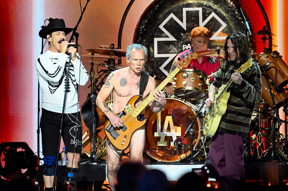 Red Hot Chili Peppers Close Out FireAid with a Hit-Heavy, Flea-Approved Medley