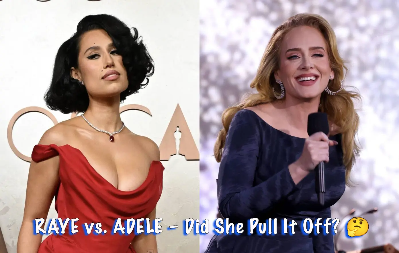 RAYE on Singing Skyfall at the Oscars: “No One Can Sing Adele Like Adele”