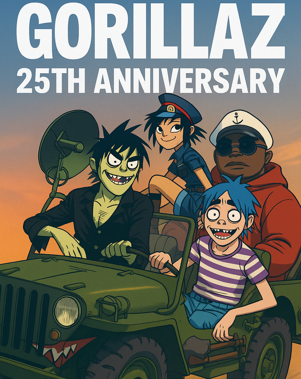 Gorillaz Are Throwing a 25th Anniversary Party