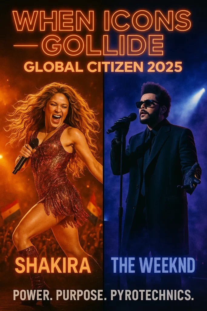 Shakira & The Weeknd to Headline Global Citizen Festival 2025