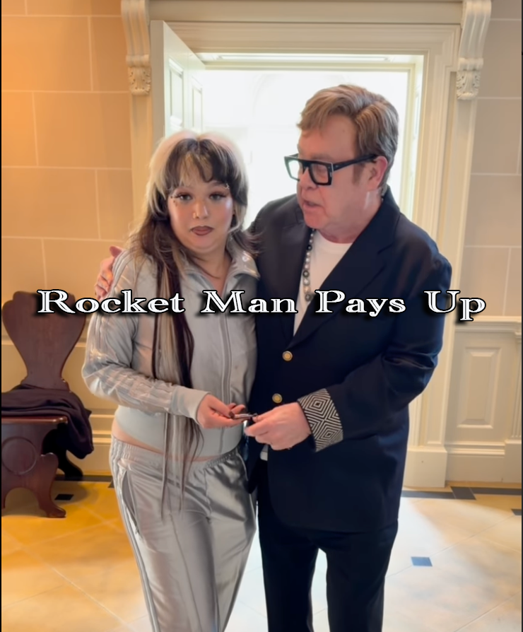 Elton John Loses a Bet, Hands Lola Young the Keys to His House