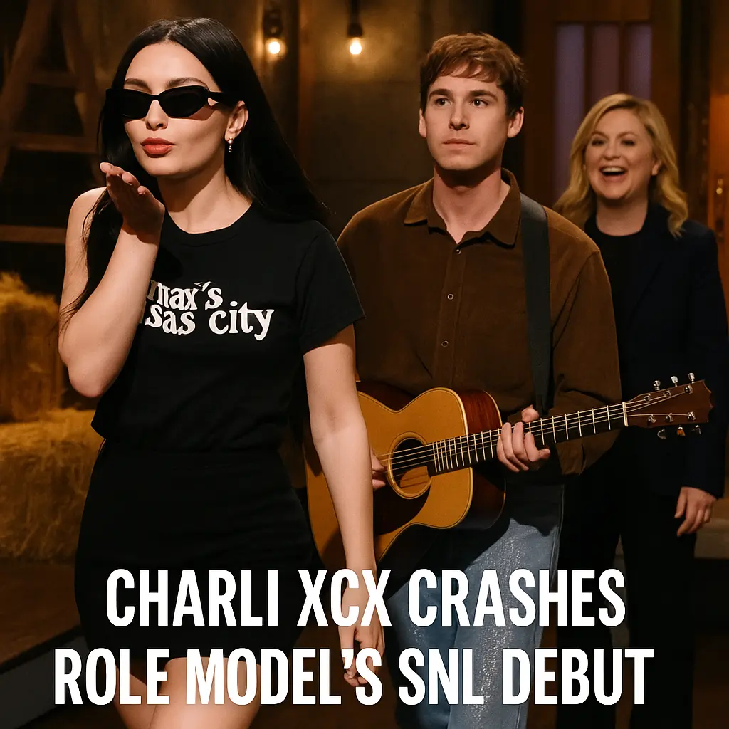 Charli XCX Crashes Role Model’s SNL Debut