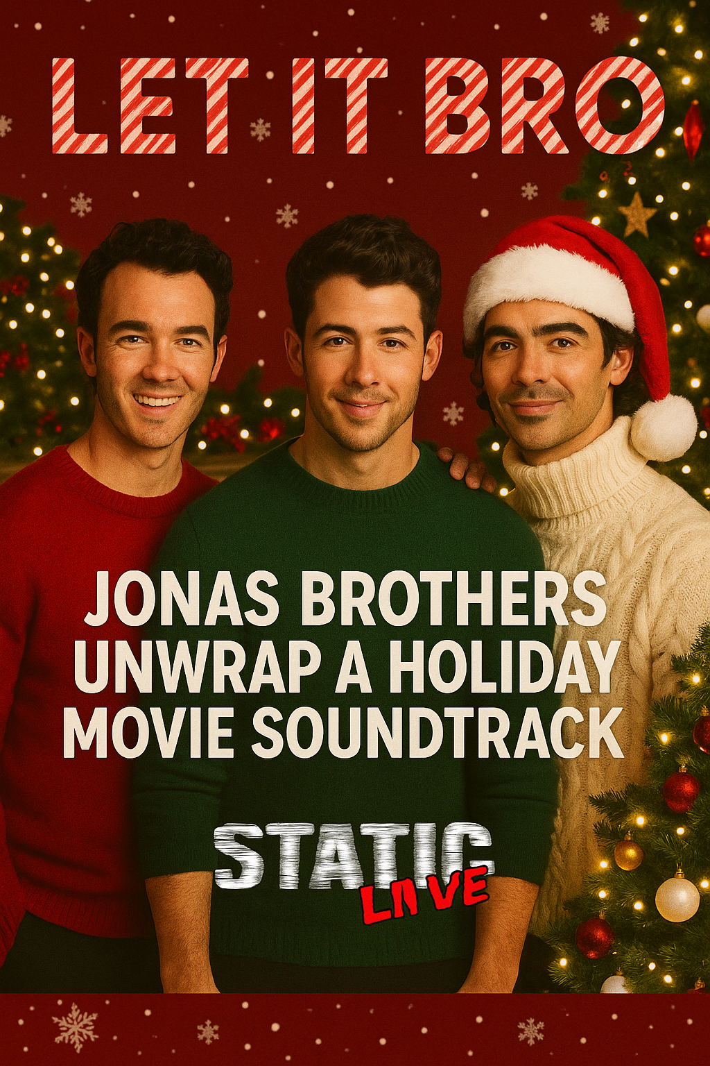 The Jonas Brothers Unwrap a Holiday Movie Soundtrack