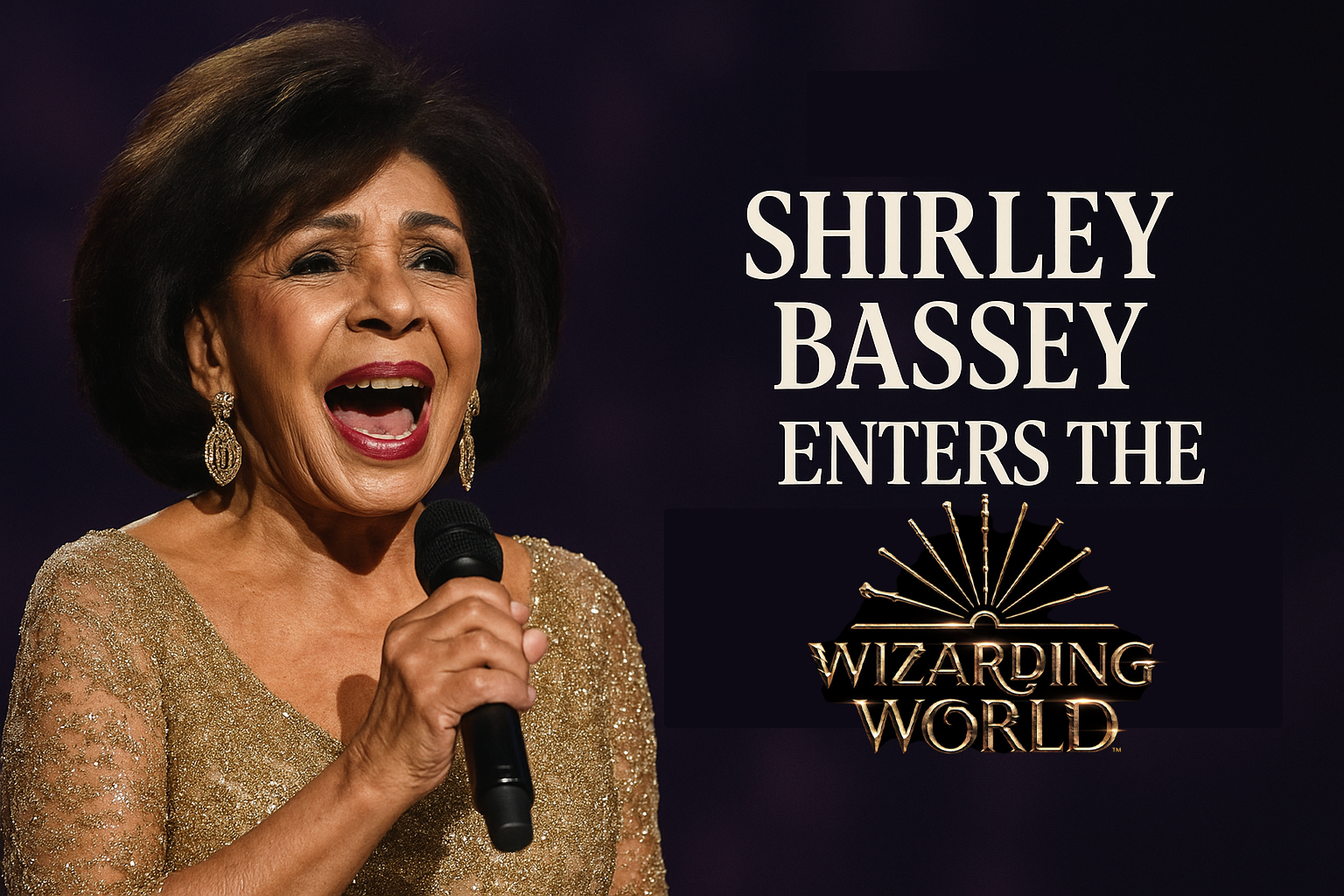 Shirley Bassey Enters the Wizarding World