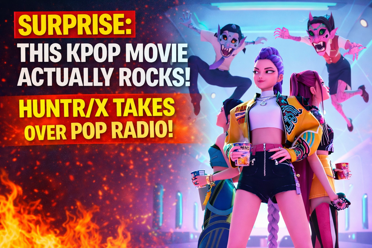 HUNTR/X Accidentally Took Over Pop Radio