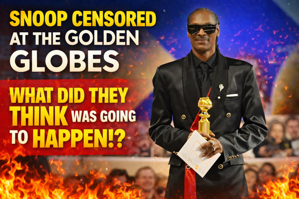 Snoop Dogg Censored at Golden Globes
