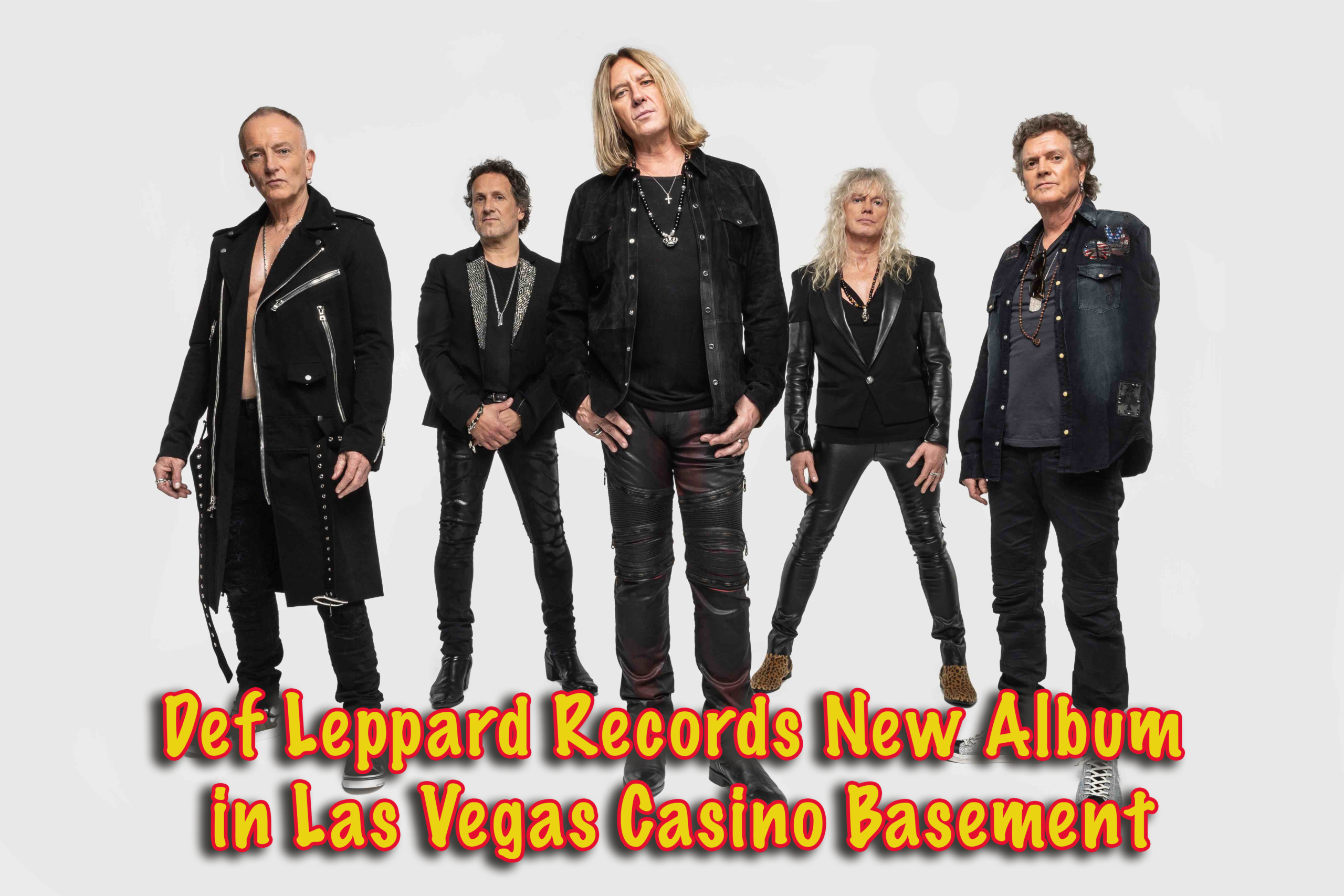 Def Leppard Records New Album in Las Vegas Casino Basement