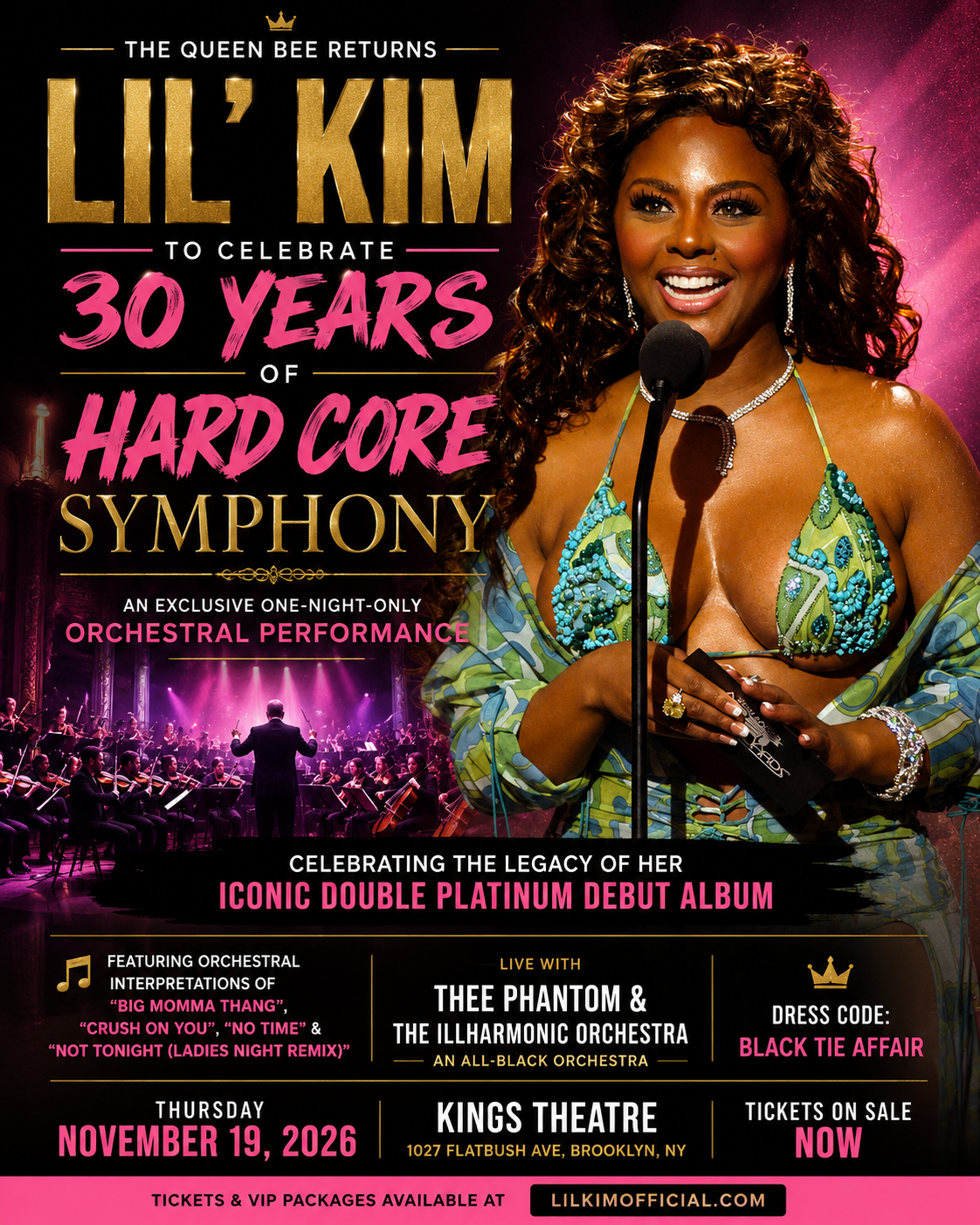 Lil’ Kim Is Bringing Hard Core to the Symphony in a One-Night Brooklyn Spectacle